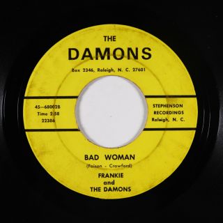 Northern Funk/deep Soul 45 - Frankie & The Damons - Bad Woman - Damons - Mp3