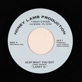 Funk Boogie 45 - Larry D.  - Keep What You Got - Honey Lamb - Vg,  Mp3
