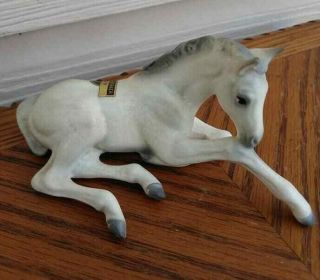 Vintage Hagen Renaker Horse Foal Figurine Clover Sticker