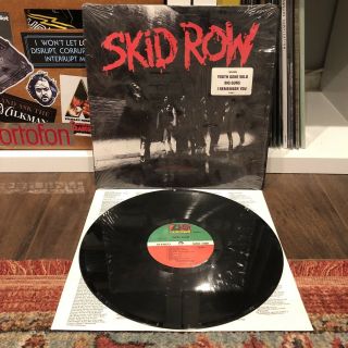 Skid Row - Self Titled 1989 Vinyl Lp Record - Us - Atlantic Records - In Shrink