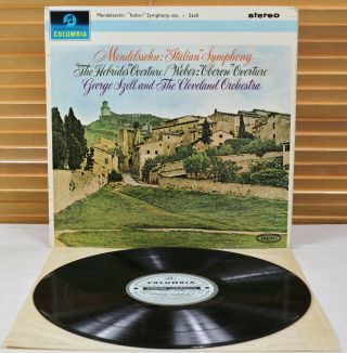 Sax 2524 (b/s - 1st Ed) Mendelssohn: Italian Symphony & Weber: Oberon Szell