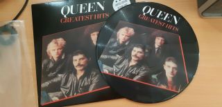 Queen - Greatest Hits Lp,  Rare 12 " Picture Disc Vinyl