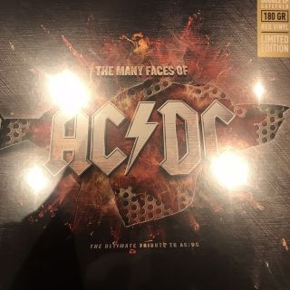 Ac/dc - The Many Faces Of Ac/dc - 2018 2 X Red Vinyl Lp Factory