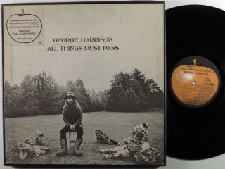 George Harrison All Things Must Pass Apple Stch 639 3xlp Boxset