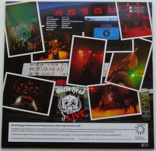 181C Motörhead No Sleep ' til Hammersmith (203 801 - 270) German LP,  bronze 1981 2
