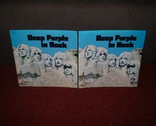 Deep Purple In Rock Lp 1970 Harvest 1st Press A - 1 B - 1 Earliest Ever