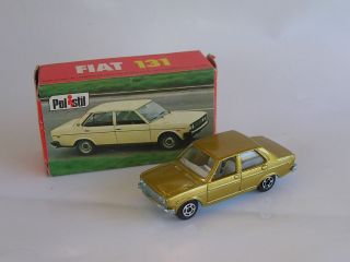 Polistil Fiat 131 Rj13 Rj 13 Metallic Gold Mib