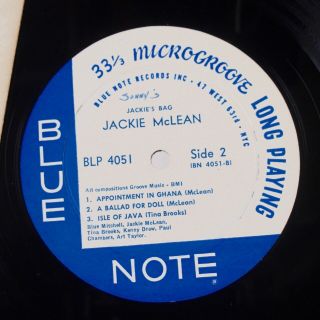 JACKIE McLEAN: Jackie’s Bag US Blue Note 4051 Orig W63rd Jazz LP NM - Vinyl 6