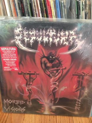 Sepultura - Morbid Visions Lp Thrash Speed Metal Punk Slayer Rare