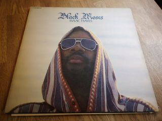 Isaac Hayes 2x Lp Black Moses Uk Stax 1st Press Cruciform Poster & Cover,