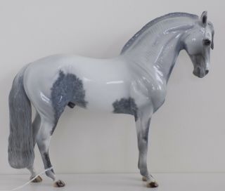 Peter Stone Horse - Legacy’s Dream - Ooak - Grey Appaloosa Andalusian