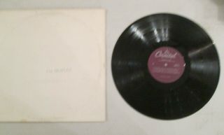 The Beatles Lp White Album Capitol Records W/ Black Vinyl