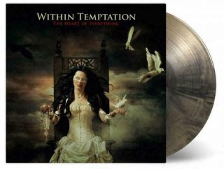 Within Temptation The Heart Of Everything Limited Gold & Black Swirled Numbered