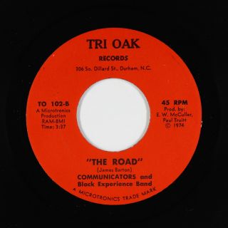Funk Breaks 45 - Communicators & Black Experience Band - The Road - Tri Oak Vg,