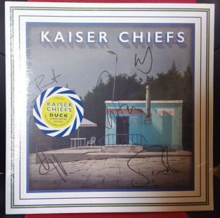 Kaiser Chiefs ‎– Duck - Limited Tri Colour Vinyl Record - Autographed Signed