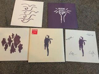 Ride - Weather Diaries 12 " Vinyl Lp With Signed Art Prints Limited Edition