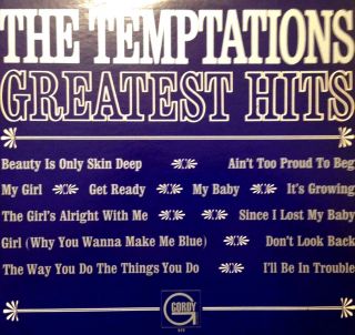 Temptations " Greatest Hits  Ex/ex " U.  S.  1st Press G - 919 Shrink - Stereo/mono Lp