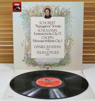 Asd 3566 (1st Ed – Sample) Schubert: Arpeggione Sonata Etc Daniel Shafran