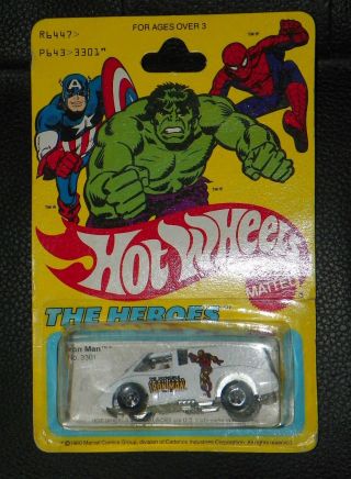 Nip Vintage 1980 Hotwheels The Heroes Iron Man Van Truck Vehicle 3301