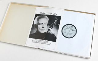 ENRICO MAINARDI J.  S.  Bach cello solo suites eurodisc STEREO 76069 XK 4 LP Box 2