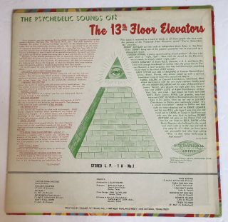 13TH FLOOR ELEVATORS Psychedelic Sounds Of.  1966 IA LP 1 - RARE Stereo 2