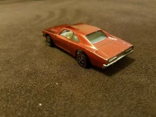 1969 Hot Wheels Redline Custom Dodge Charger Red 7