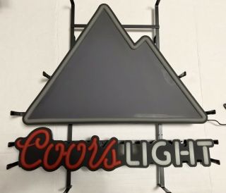 Coors Light Rockies Motion LED Opti Neon Logo Beer Sign 24x24” Brand 3