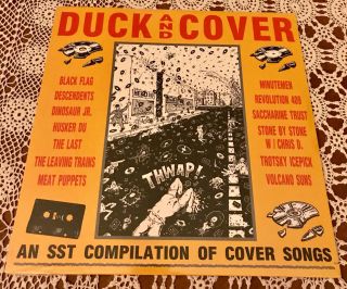 Lp Various Black Flag Descendents Dinosaur Jr Husker Du Duck And Cover