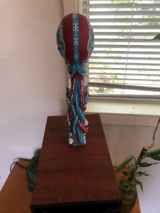 Pabst Blue Ribbon Beer Tap Handle Rare Figural Pabst Octopus Beer Tap Handle 4