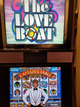 Wms Love Boat Bb1 Dual Screen Slot Game Software Williams Bluebird 1 Rare