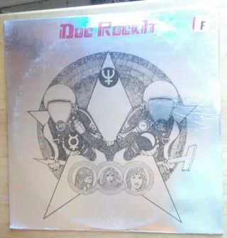 Doc Rockit S/t Lp - Shrink Private 1979 Psych Silver Cover P.  S.  Hard Rock Nm ░░░