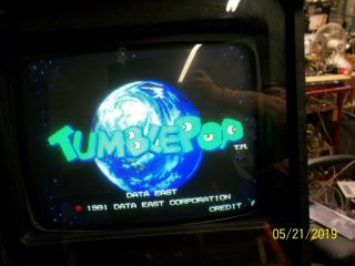 Data East Tumble Pop Jamma Arcade Game Board