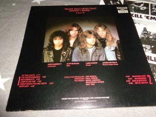 Metallica ‎– Kill ' Em All.  org,  1983.  MFN.  in.  very rare 3