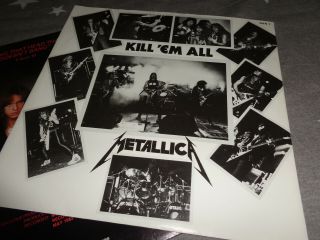 Metallica ‎– Kill ' Em All.  org,  1983.  MFN.  in.  very rare 7