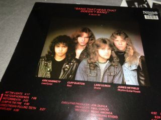 Metallica ‎– Kill ' Em All.  org,  1983.  MFN.  in.  very rare 8