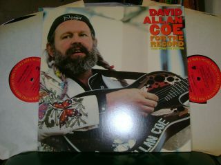 Mint/m - Outlaw Country Dbl Lp David Allan Coe For The Record The First 10 Years