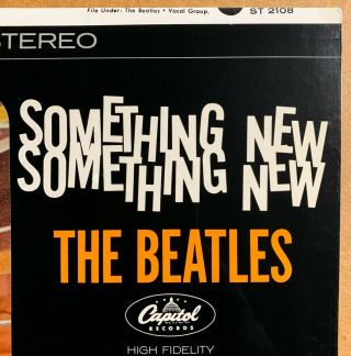 THE BEATLES SOMETHING US ORIG ' 64 CAPITOL 1ST STEREO PRESS FACTORY 4