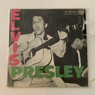Elvis Presley S/t Debut Lp Vintage Album Lpm - 1254 Re