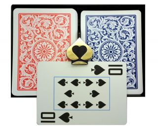 COPAG 1546 Red & Blue Poker Case - Index - Playing Cards - 12 Double Decks 2