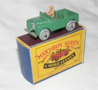 1950s.  Lesney.  Matchbox.  Moko 12 A Land Rover Metal Wheel. ,  All