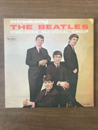 Introducing.  The Beatles Englands No.  1 Vocal Group Vinyl Album