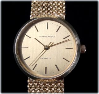 Vintage Girard Perregaux 31mm 14K Gold Men ' s Wrist Watch 75g 2