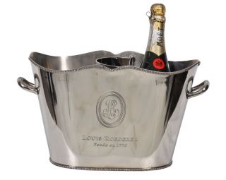 Wine/champagne Ice Bucket Silver Plated Wine Cooler Bar Equipment Catering 16 " S