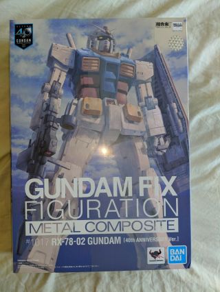 In Hand And Gundam Fix Figuration Metal Composite Rx - 78 - 02 40th Anniversary