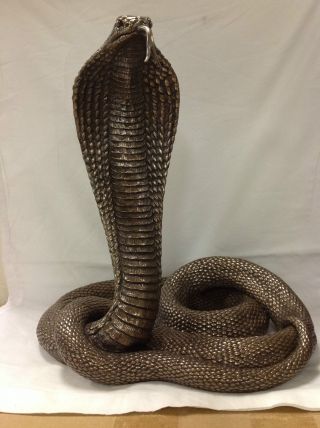 Wildlife King Cobra Statue Figures Sculpture Bronze Ship Immediately