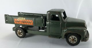 Vintage Buddy L Army Transport Toy Truck Pressed Steel
