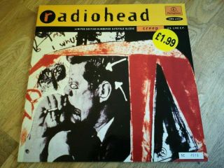 Radiohead 12 " Not Lp Creep Live Us Ep 1993 Uk Parlophone Numbered 1st Press,