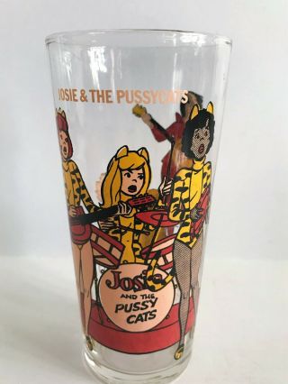 1977 Hanna - Barbera Josie & The Pussycats Pepsi Collectors Series Glass