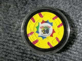 $20 Sands Casino Chip - Ac Atlantic City - Awesome Colors &