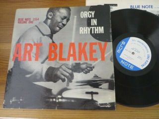 Art Blakey Orgy In Rhythm - Blue Note 1554 Volume 1 - 1st Issue - 